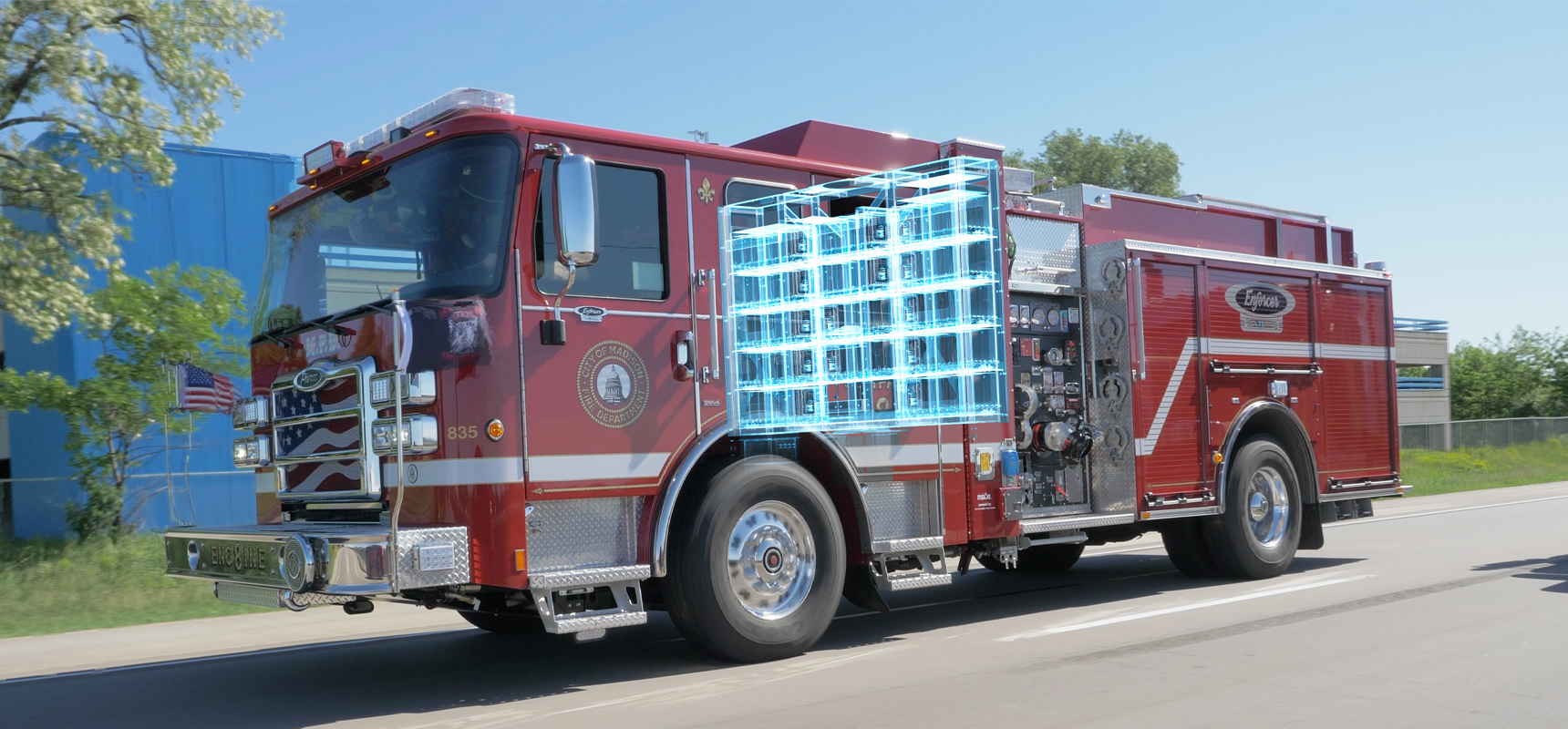 battery operated fire truck