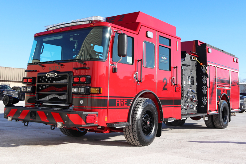 new bright fire truck parts