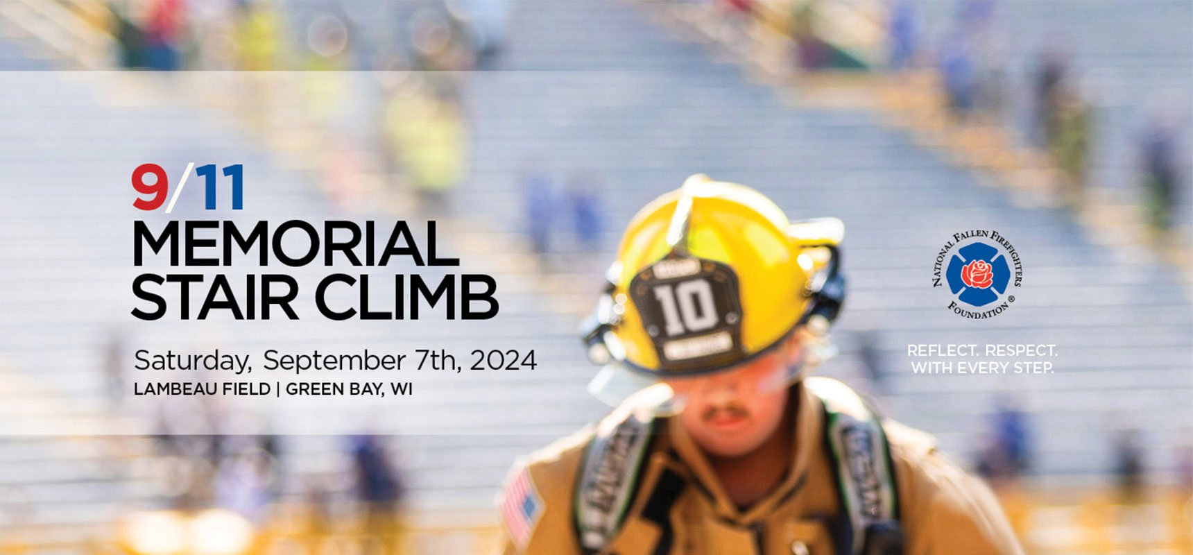 Pierce Manufacturing will host the 2024 9/11 Memorial Stair Climb at Lambeau Field on September 7, 2024