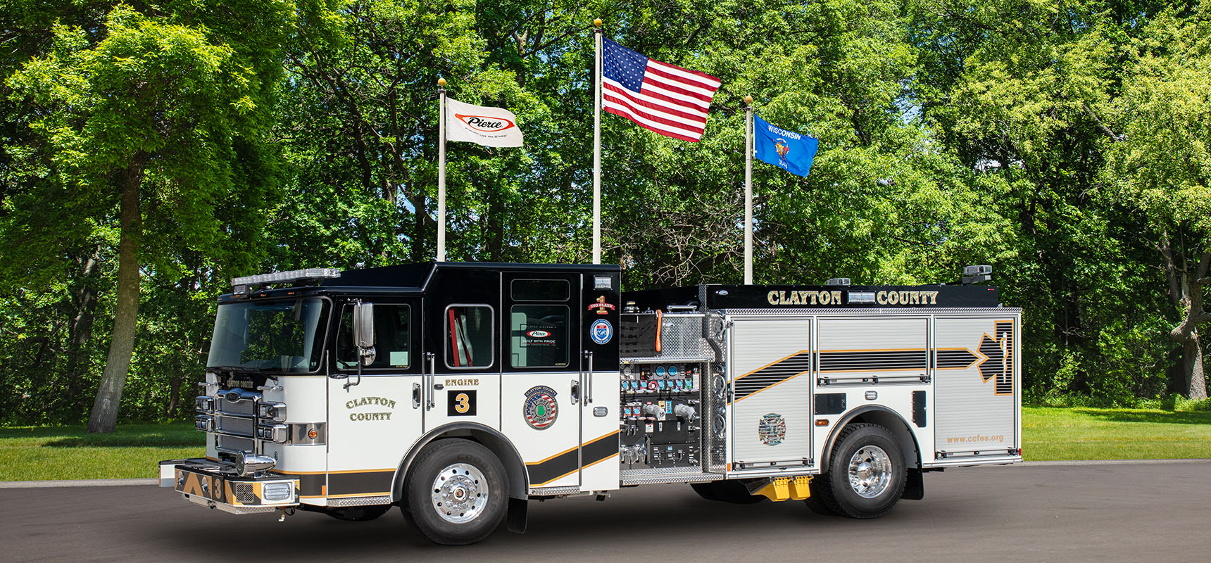 Pierce Secures Order For Eight Custom Pumpers From Clayton County Fire ...