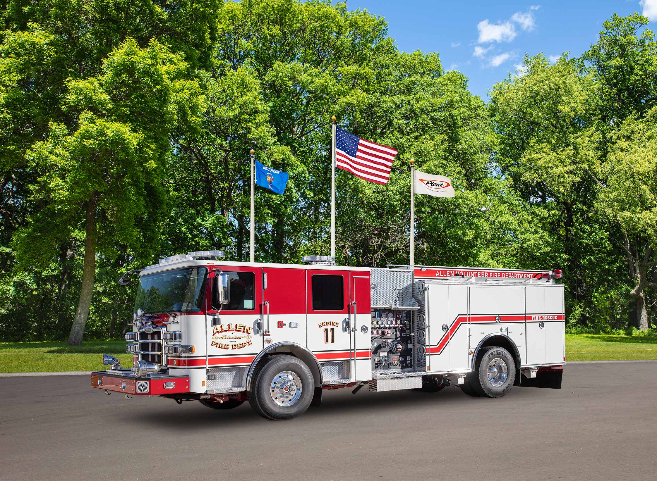 Allen Volunteer Fire Department - Pumper