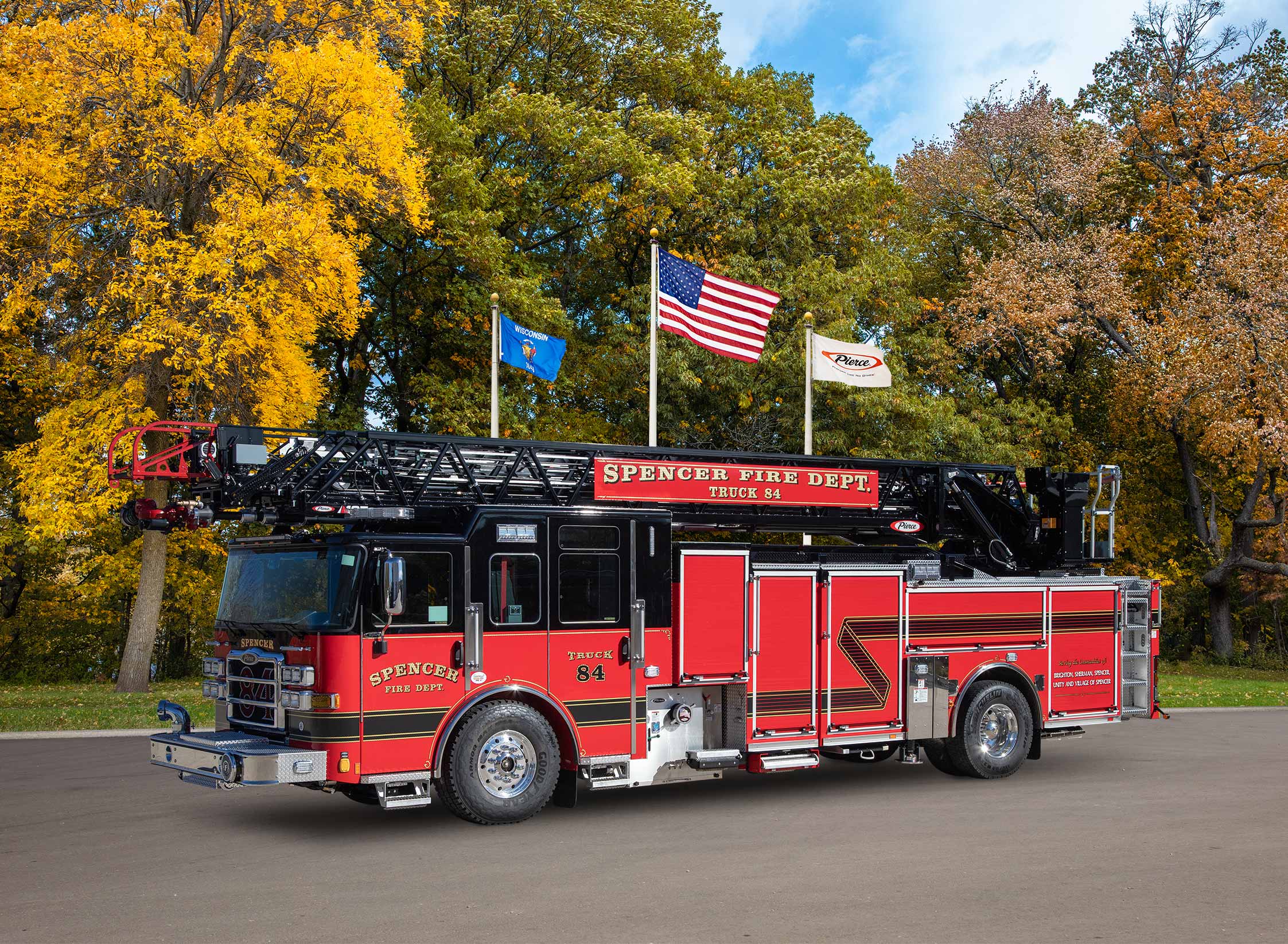 Spencer Fire Department & Ambulance Service - Aerial