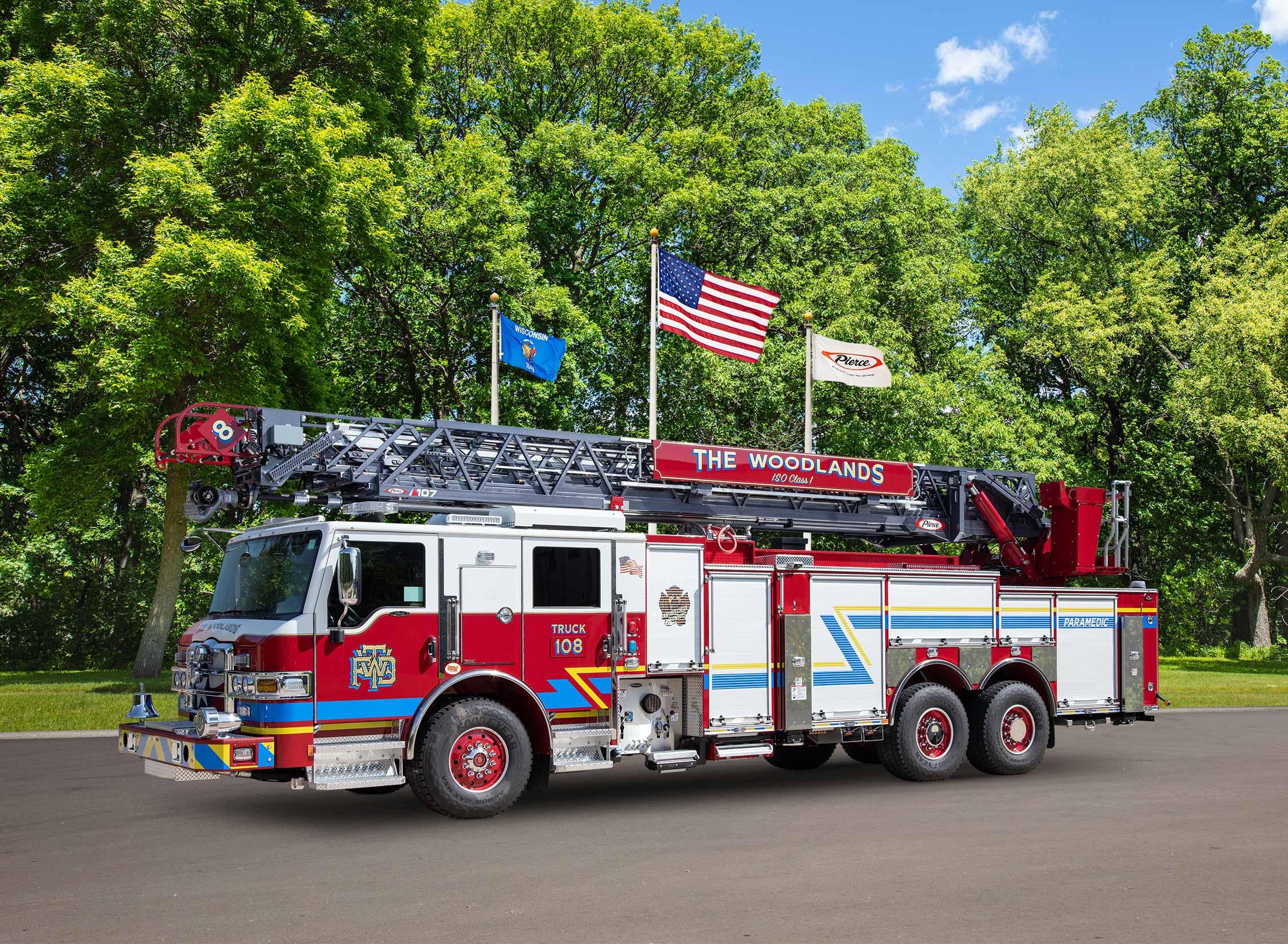 Ascendant® 107' Heavy-Duty Aerial Ladder | Pierce Mfg