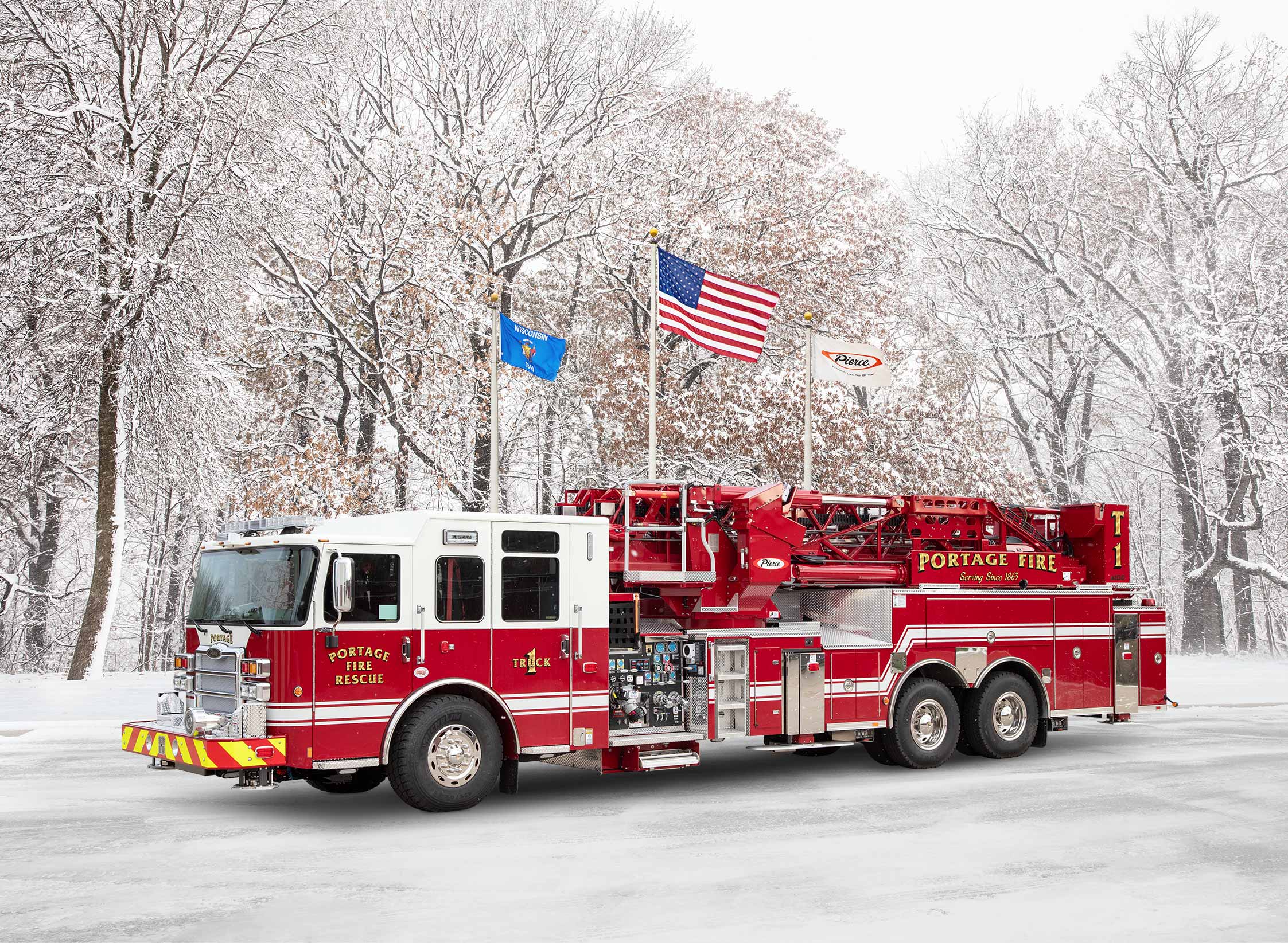 Portage Fire Department - Aerial